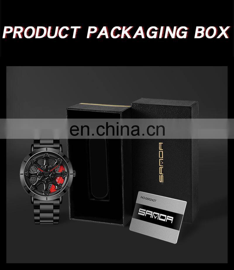 SANDA P1078 New Arrival Waterproof High Quality Men Wristwatches Fashion Sport Men Quartz Watches