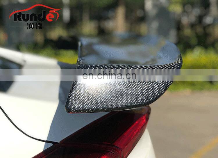 Runde Car Modification Body Parts Carbon Fiber Material Rear Spoiler For Honda Civic 10th Generation rear spoiler