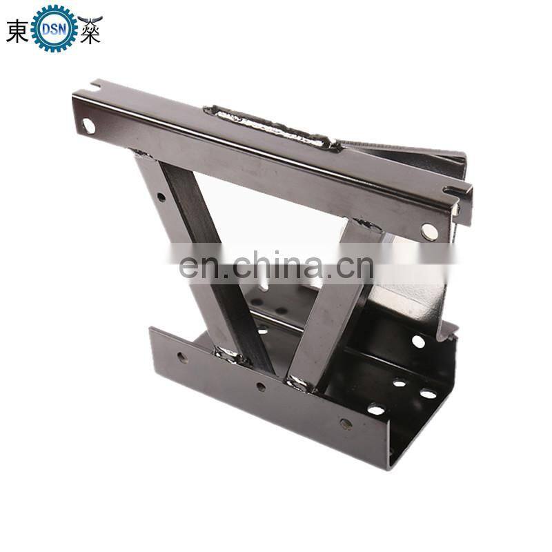 Customized Sheet Metal Fabrication Base Support Carbon Steel Welding Bracket