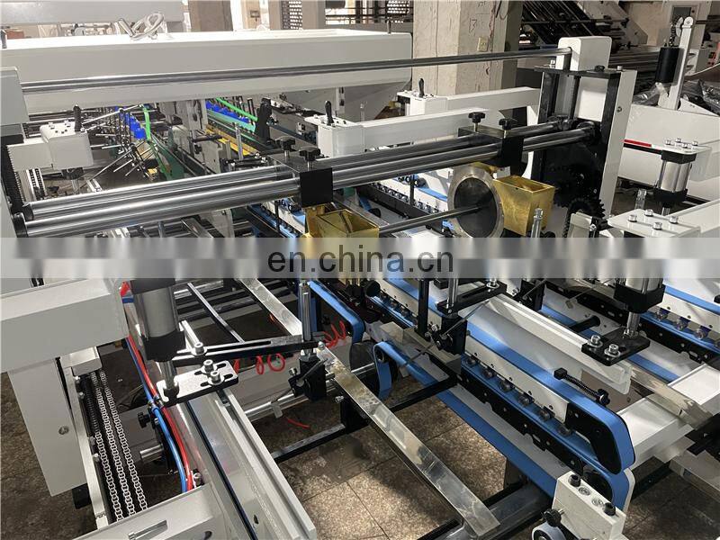UFG1250E 2 4 corners Automatic Corrugated pizza food express paper box Folding and gluing machine