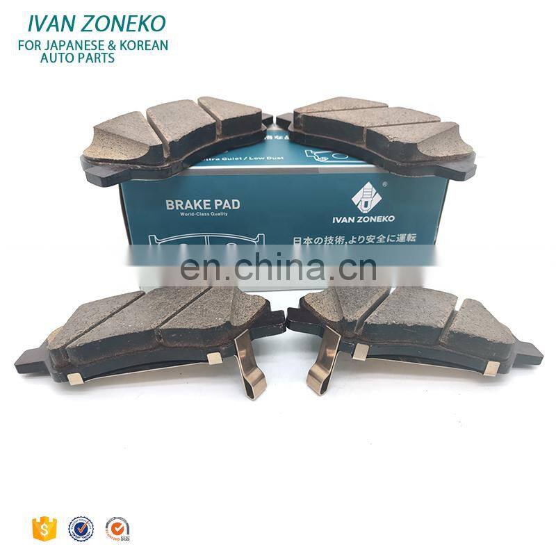 Ivan Zoneko OEM Quality Semi Metallic Ceramic Auto Car Brake Pads For Toyota Lexus Nissan Mitsubishi Honda Suzuki