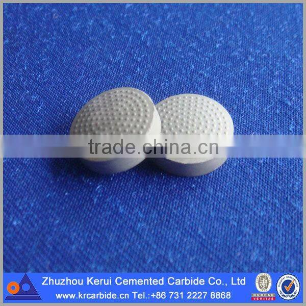Zhuzhou tungsten carbide substrates for PDC with special small dot on the top of surface