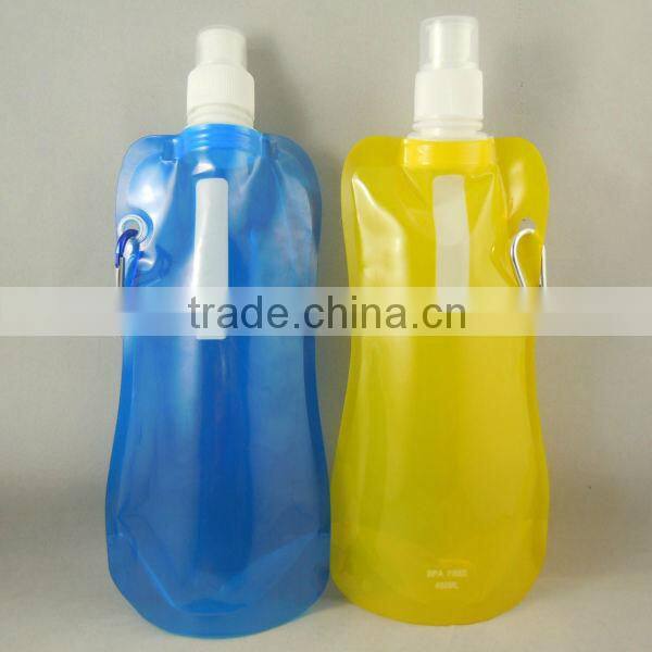 Japan/Korea plastic kids foldable water bottle