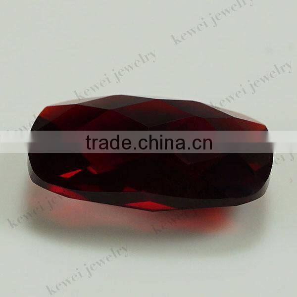 Glass stone hot sale synthetic gemstone bead for wedding dresses