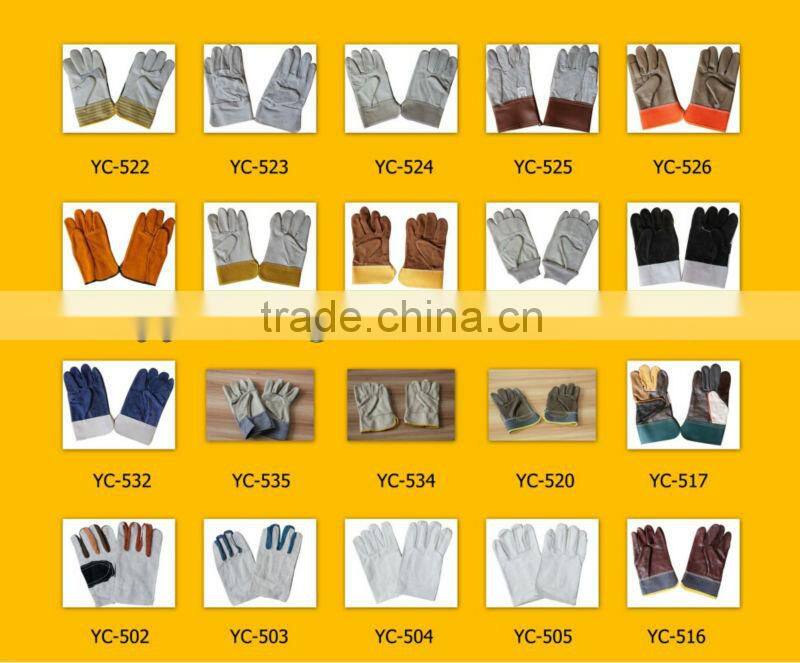 cow split leather welding glove,cowhide split leather welding gloves