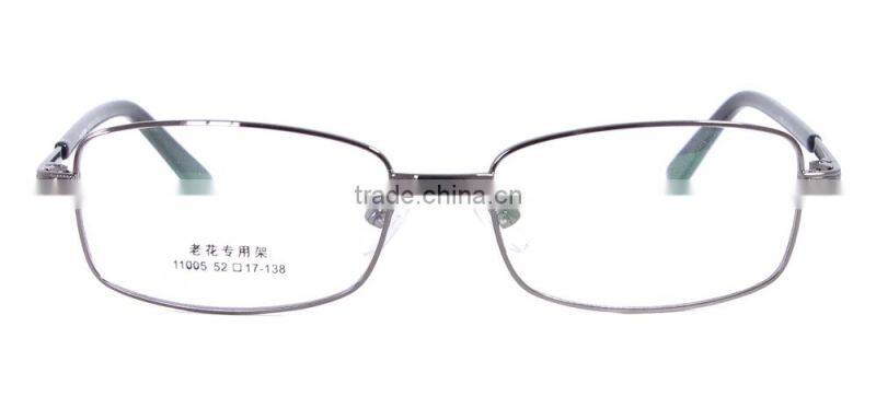 Metal Material Full Rim Square 2015 Fashion New Model Reading Eyewear Frame Glasses From China For Men