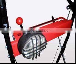 Gasoline engine snow thrower