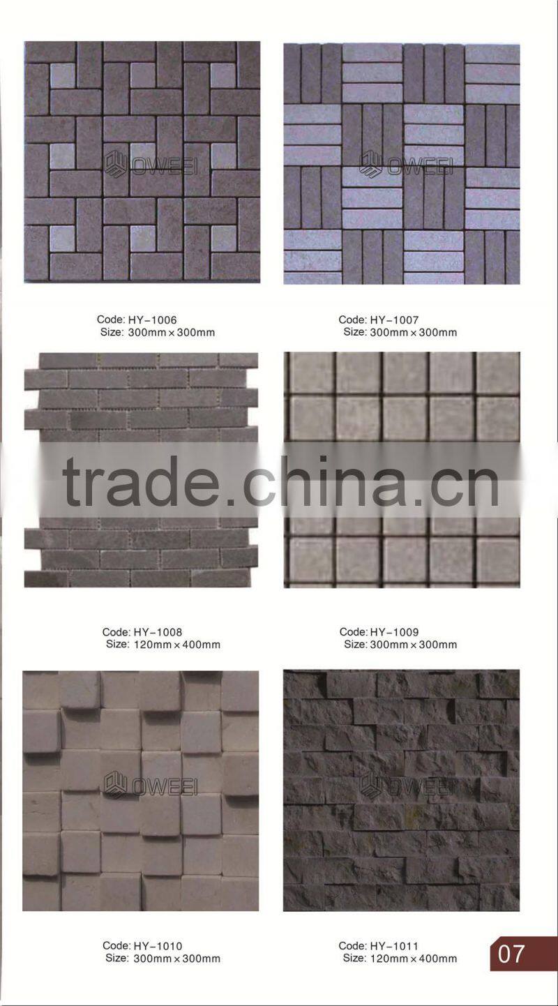 grey brick for restaurants, clubhouse, hotel