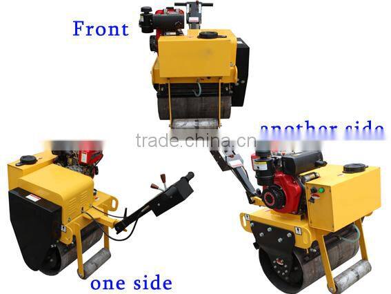 Walking type road roller YL600A steel wheel road roller
