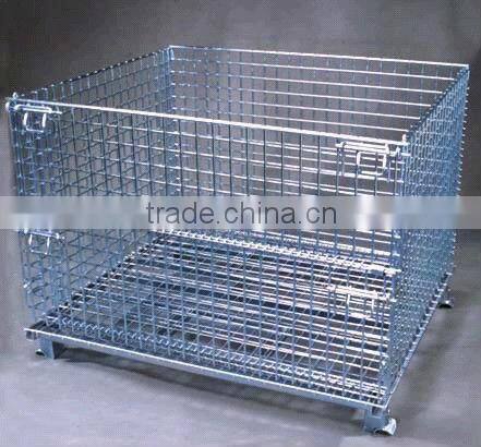 Collapsible and stackable 50*50mm wire basket