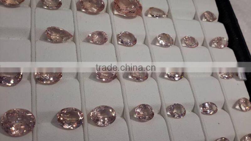 Mixed Shape Peach colored Morganite Gemstones