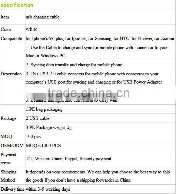 Fast charging usb cable 2in1 8pin micro usb data cable Micro usb cable for iphone, for android phone