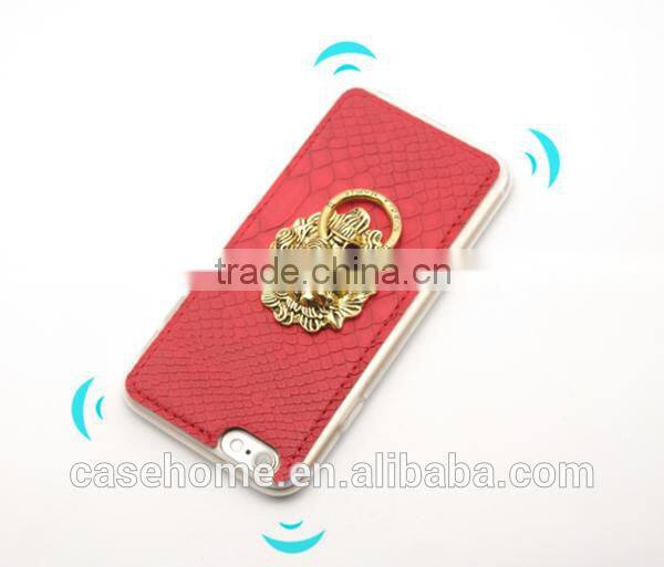 leather back case cover for ZTE ZMax 2 II Z958 Z955L Snake pattern phone case