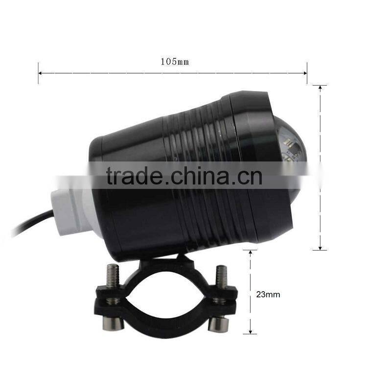 Hight lumen 10w U2 led motorcycle spot head light