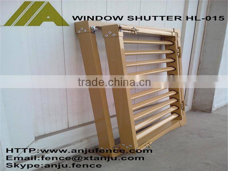 European style rolling window shutters