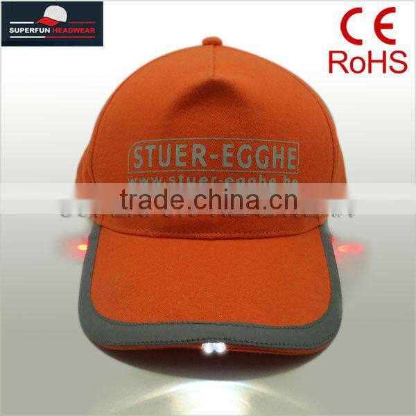 professional manufacture LED lighted hats and caps