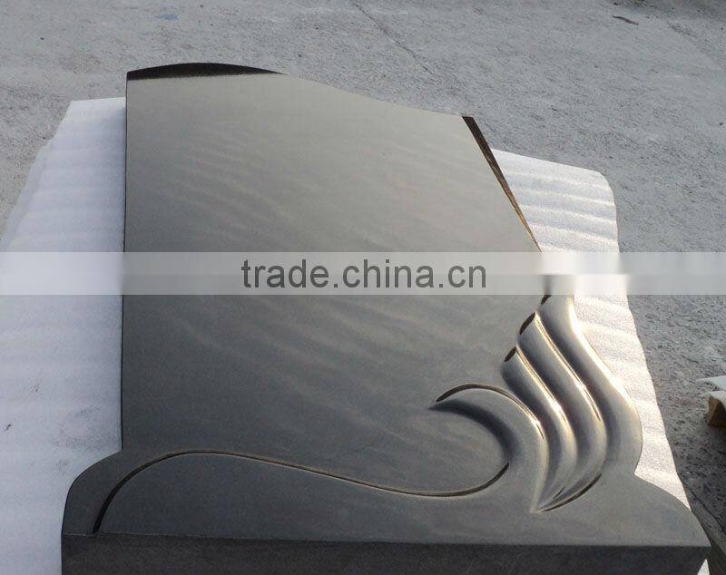 Hebei Black Granite Headstone Design