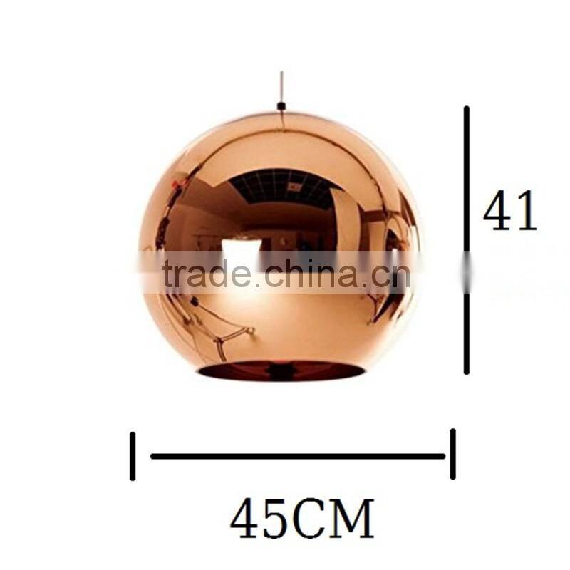 Modern Tom Dixon Mirror Ball Glass Pendant Lights