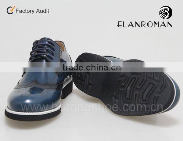 New style Lace up brogue casual shoes for men with OEM