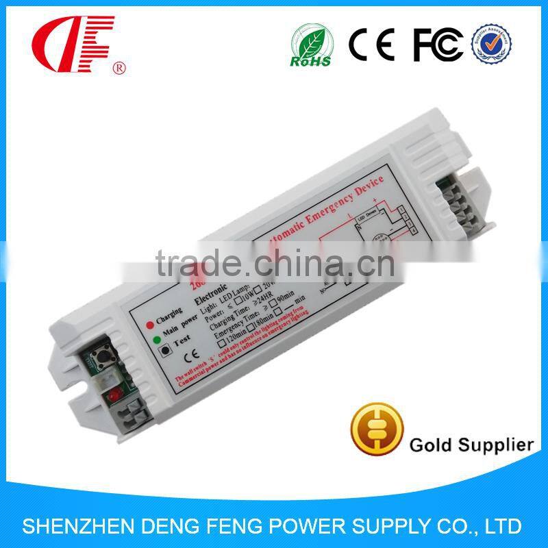 Emergency light power pack for LED down light and spotlight down power to 3W 3Hours emergency light