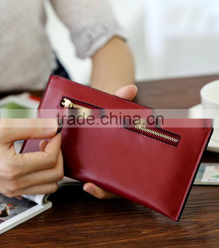 2016 Ebay hot sale leather wallet fancy taobao purse elegant ladies clutch