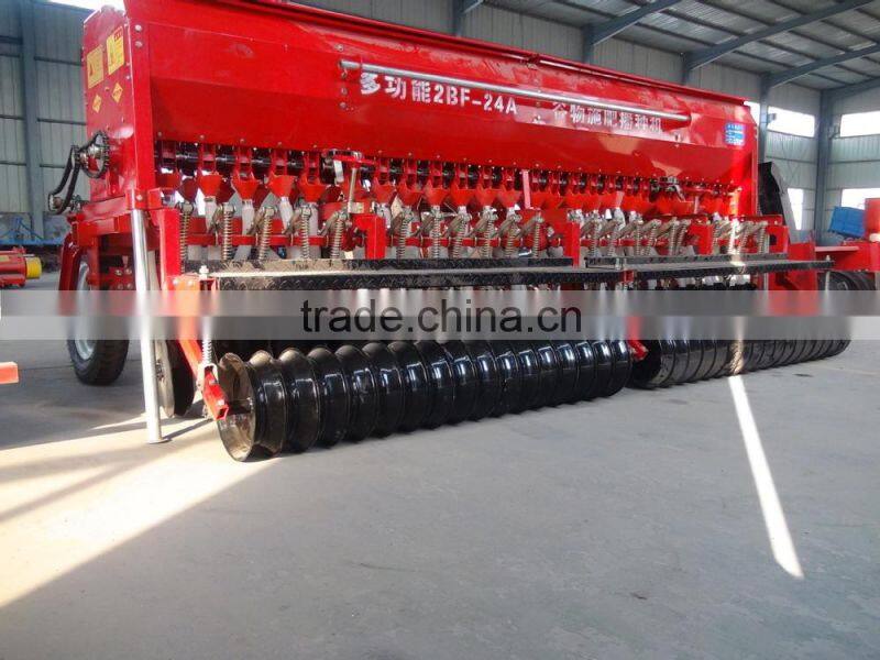 24rows no tillage seeder tractor trailed seed drill