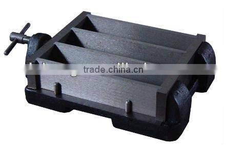 40*40*160mm Cast Iron Three Gang Cement Mortar Prism Test Mould
