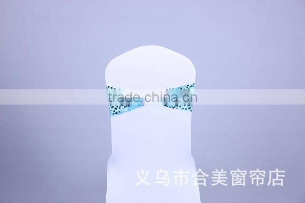 lace chair sash elastic ruffle chair sash cheap spandex chair sashes