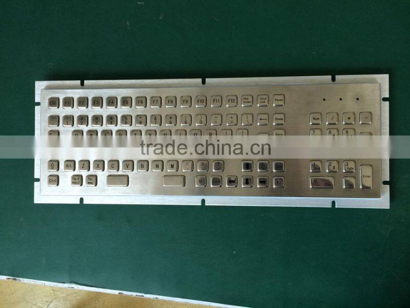 High quality telecommunication equipment metal keyboard