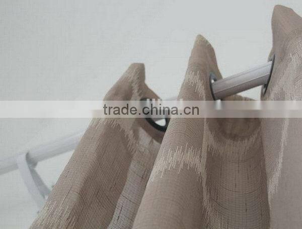 Modern hot sell embroidery cotton lace curtain fabric