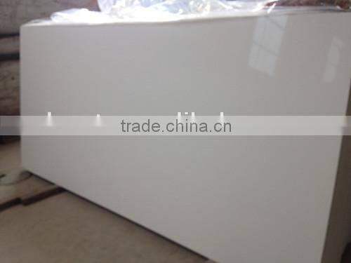 Popular Chinese Pure White Quartz Slab with High Quality and Competitive price