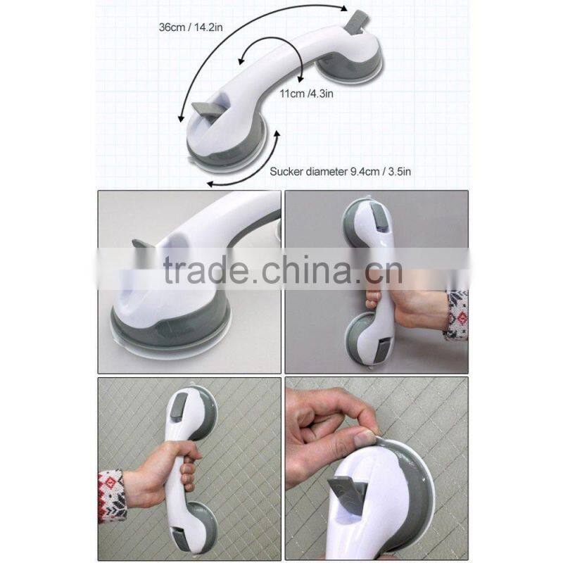 Helping Handle Easy Grip Safety Bar for Shower/Bathtub Bathroom Armrest Strong Suction Cup Door Helping Handle