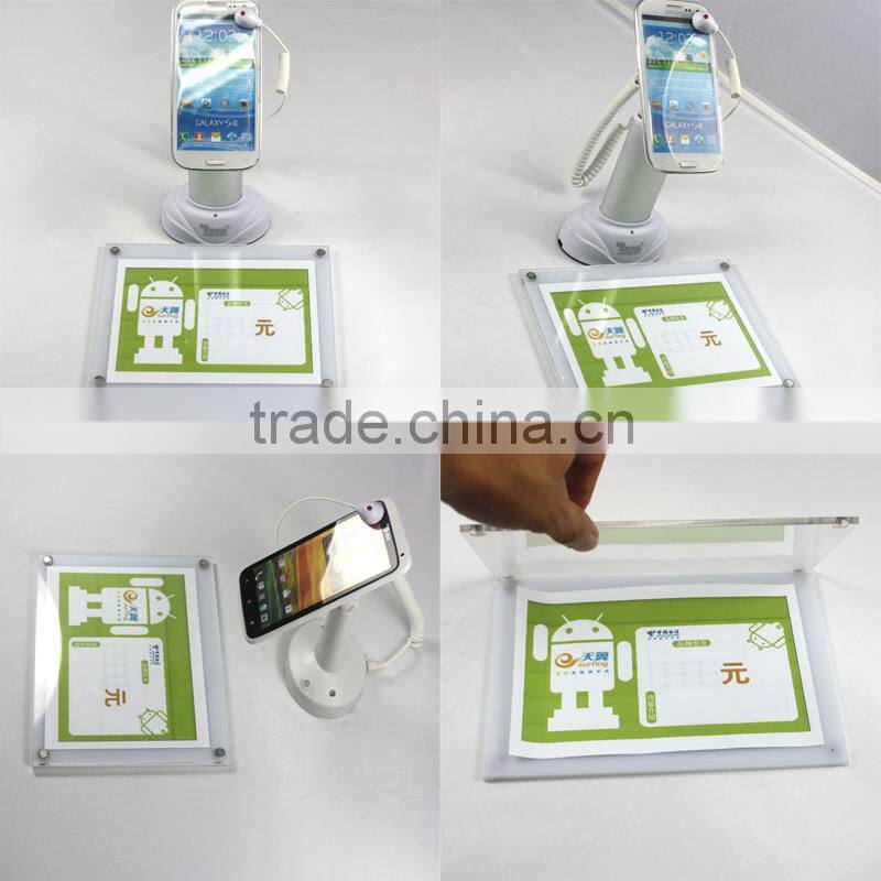 New fashion high quality transparent acrylic price tag holder
