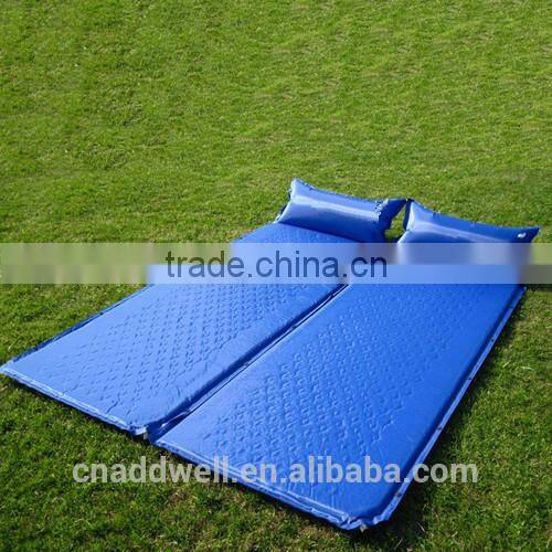 Outdoor single person thicken self inflatable air mattress camping