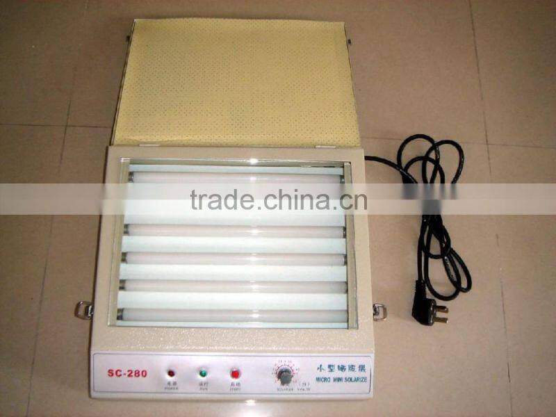 Dongguang Pad printing machine plate exposure machine SC-280 UV lamp for sale