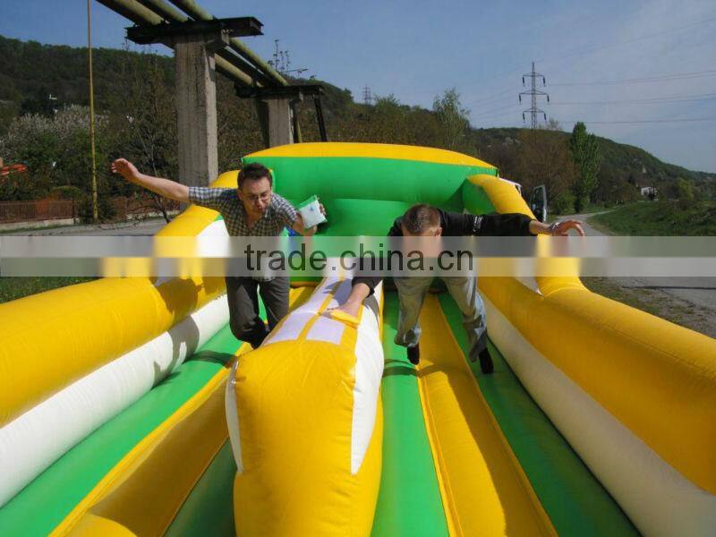 2 people inflatable bungee run game outdoor sports