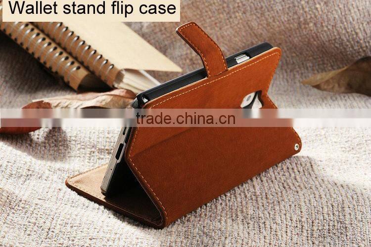 Soft squirrel wallet leather flip cover for asus zenfone 2 laser ze550kl