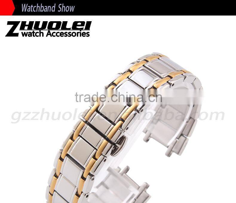 21*10mm Stainless steel bracelet wristbands waych band