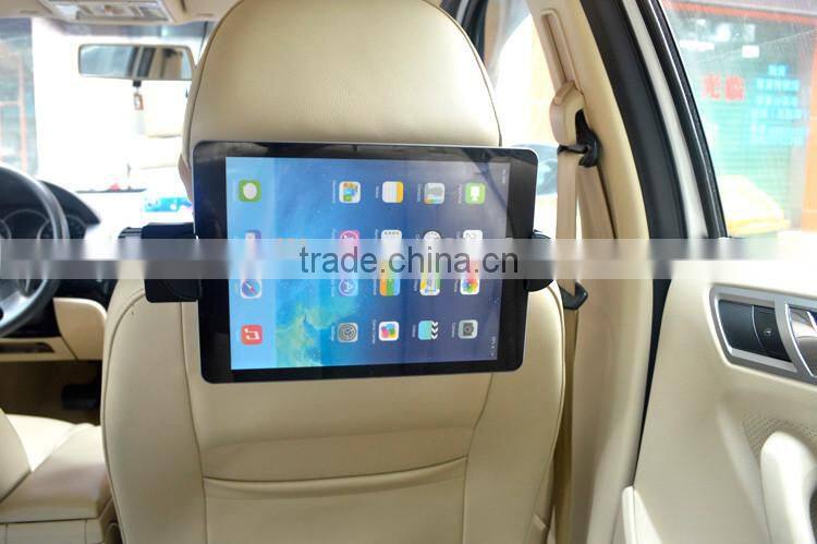Smilinmount slim Headrest Car Seat Mount Holder with 360 degree rotation For iPad Pro,all smartphone&tablet pc 3-14inch