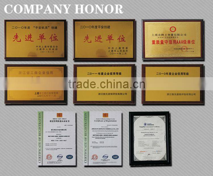 2.4M 16 FG Panels Rainbow Color Polyester Windproof Garden Umbrella