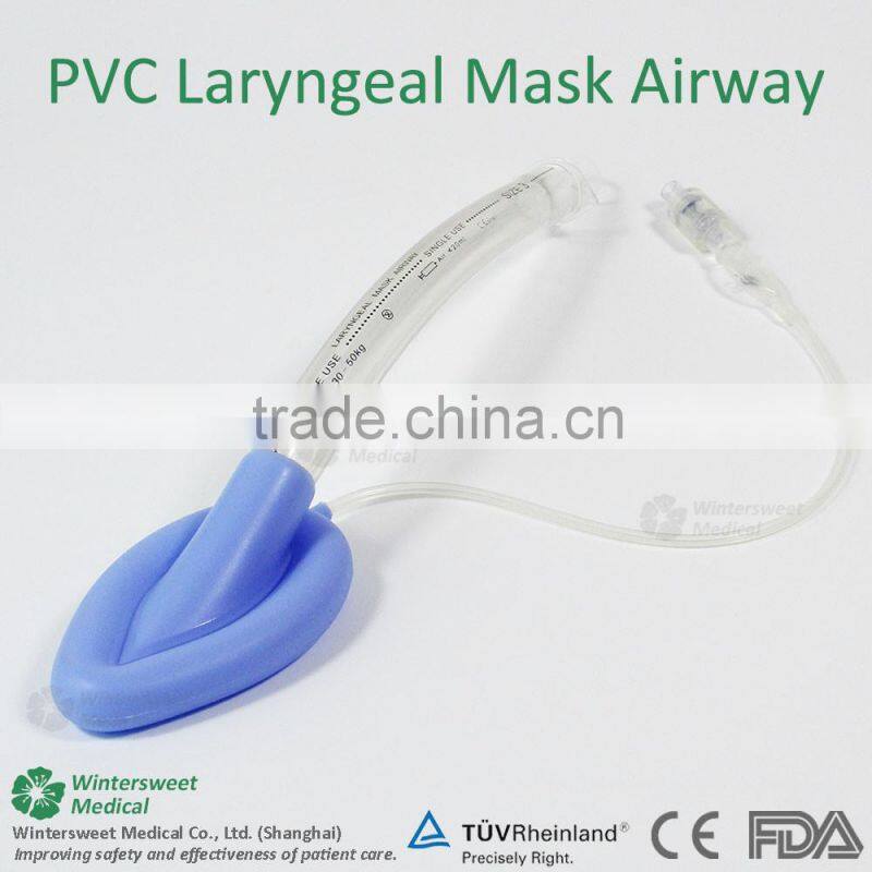 ISO CE marked intubating PVC disposable laryngeal mask