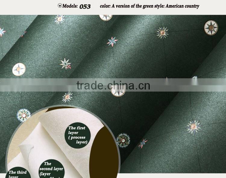 Hot selling non woven wallpaper for house decoration wallpaper