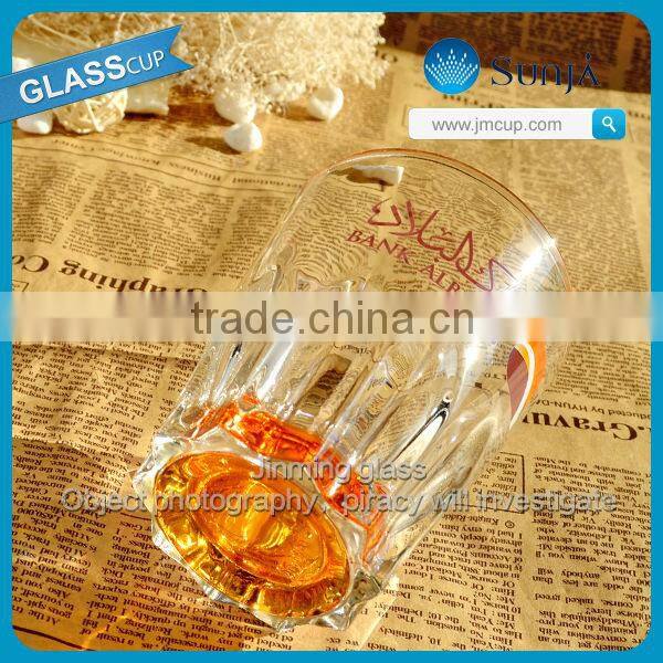 New product colored bottom martini glass drinking tumbler glass drinking tumbler glass