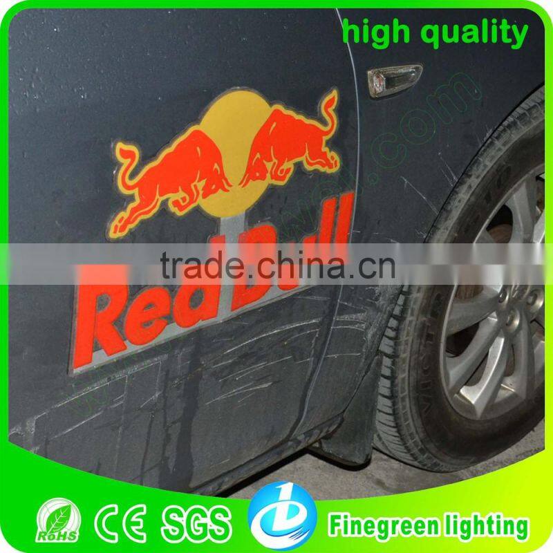 waterproof sound activated el car sticker, el car body sheet,
