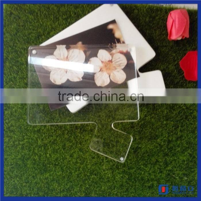 Hot Sell Low Price Acrylic Desk Magnetic Picture Frames / New Cheap Acrylic Picture Frames 5x7