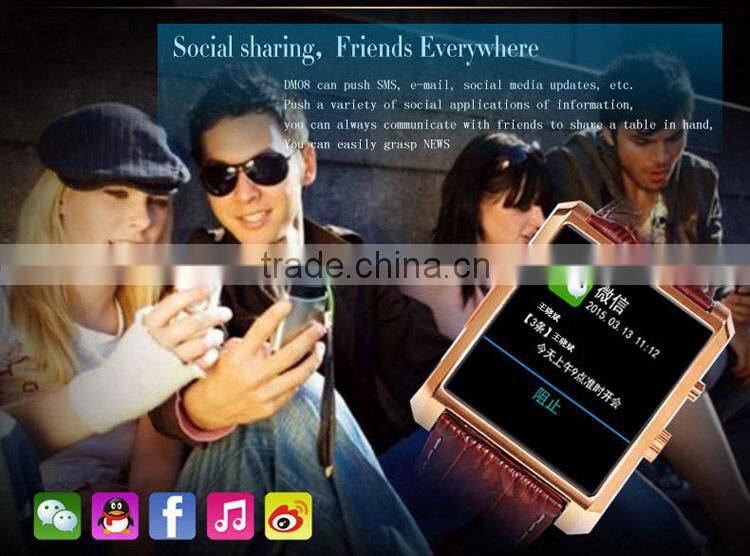 New mobile accessories vatop smart watch fashion smart bluetooth watch for Android/IOS phone