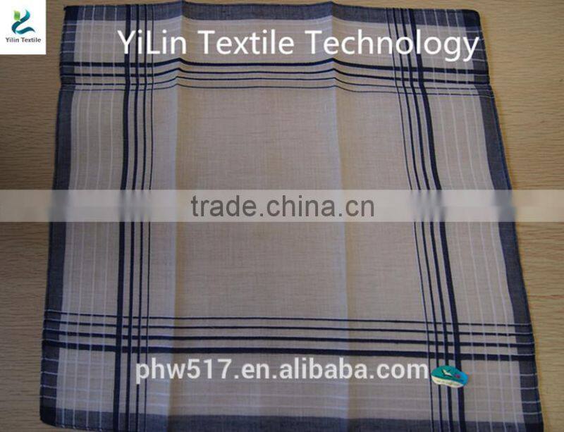 NO-23 100% Cotton handkerchiefs White Center handkerchief