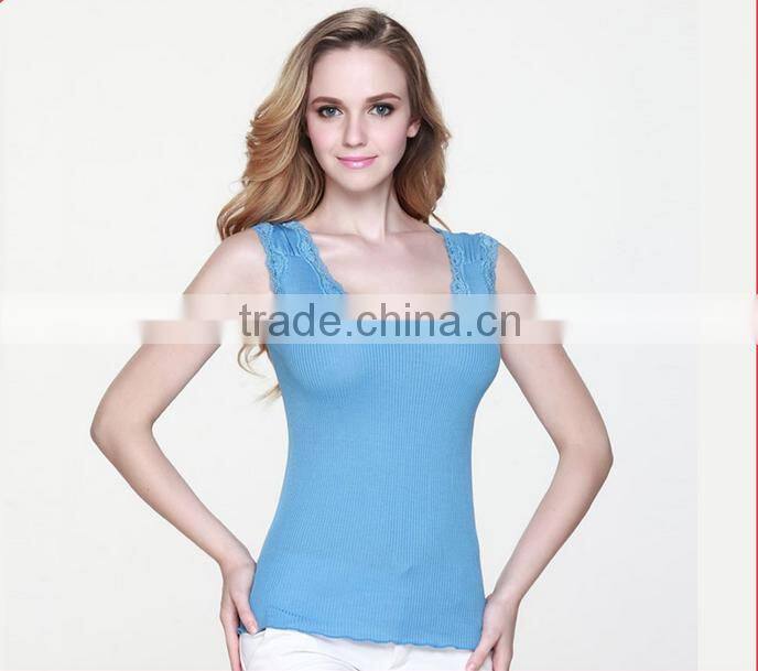 Fashion Women Camisole Lady Vest Silk Sleeveless Tanktops