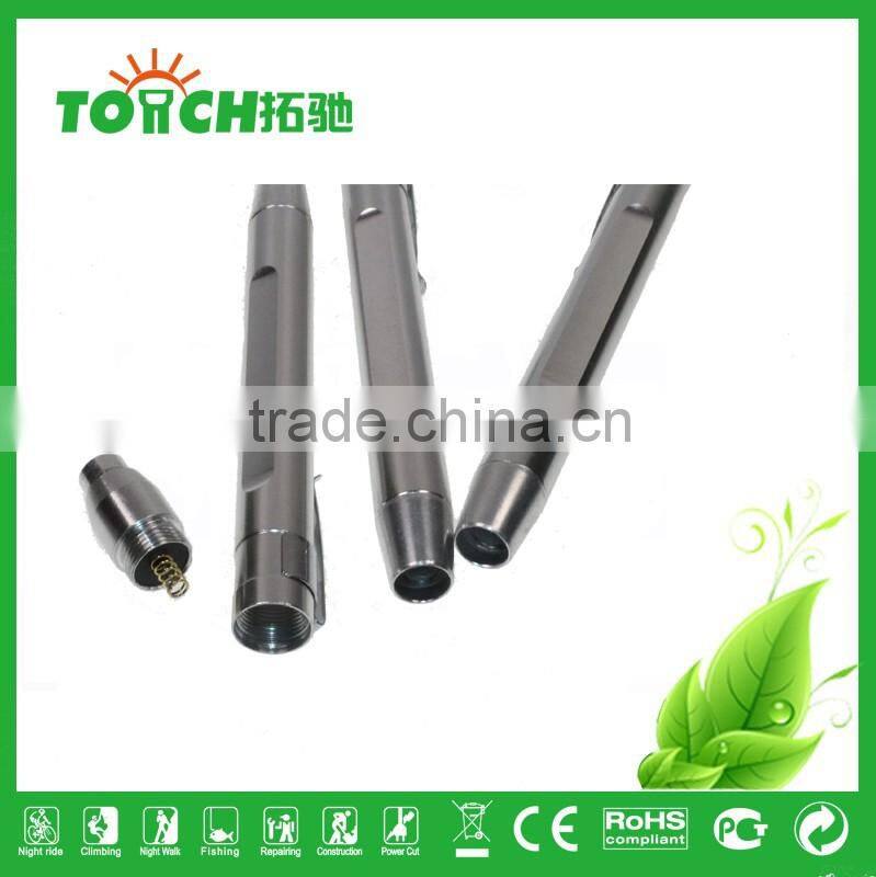 Medical doctor nurse LED penlight flashlight mini LED penlights AAA battery works