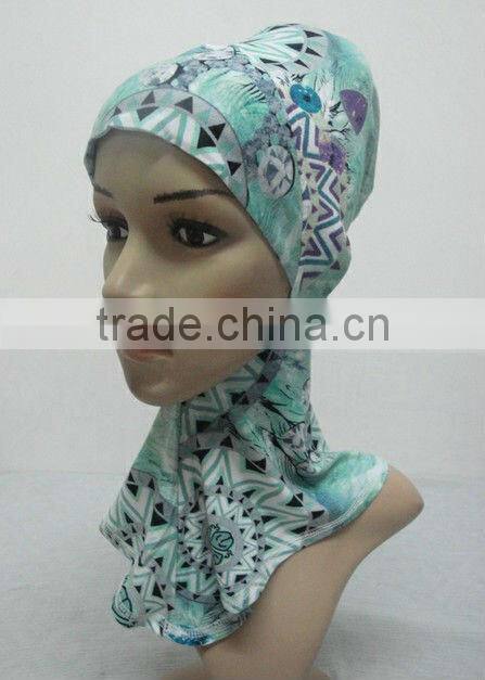 C042 new style print ninja inner underscarf,full underscarf to cover neck